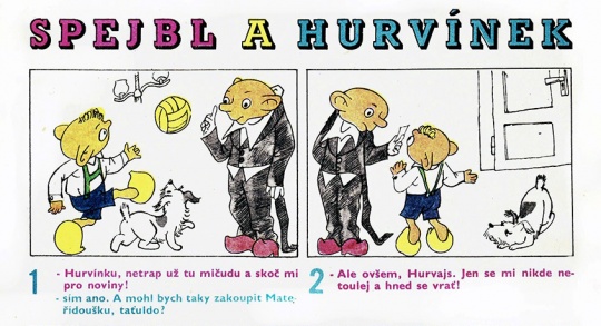 Spejbl s Hurvnkem jako hvzdy komiksu