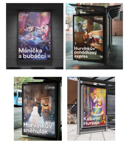 Nov� divadeln� plak�ty ji� zdob� ulice a prostory Prahy