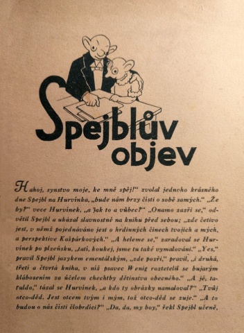 Spejblv objev