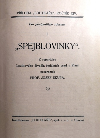 Spejblovinky (ploha Loutke)