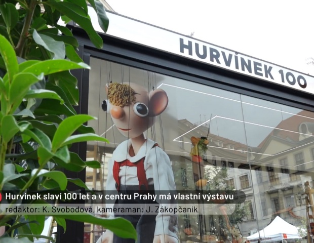 Hurv�nek slav� 100 let a v centru Prahy m� vlastn� v�stavu